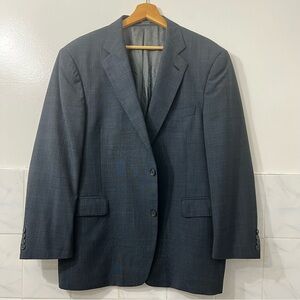 Arnold Brant Sport Coat Men’s 44R Loro Piana Wool Mohair Blend Blue Blazer Italy
